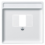 Накладка USB зарядки и акустических розеток System Design Merten полярно-белый