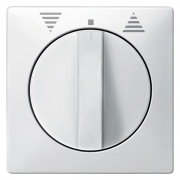 Накладка для кнопочных выключателей рольставней System Design Merten полярно-белый