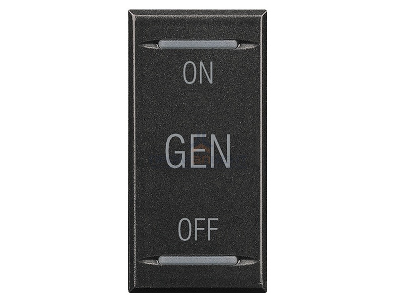 Axolute Клавиши с символами для системы автоматизации для 2 функций - 1 модуль, ON-OFF-GEN, цвет ант