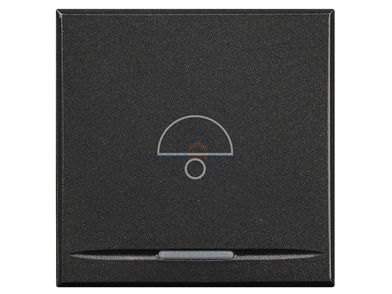 Axolute Клавиши с символами для системы автоматизации для 1 функции - 2 модуля, Колокольчик, цвет ан