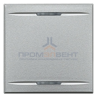 Axolute Клавиши без символа – 2 модуля, цвет алюминий