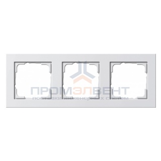 Рамка 3-ая Gira E2 Белый матовый