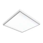 Светодиодный светильник "ВАРТОН" офисный накладной 595*595*50 мм 27 ВТ 4000К с функцией аварийного освещения класс защиты IP40