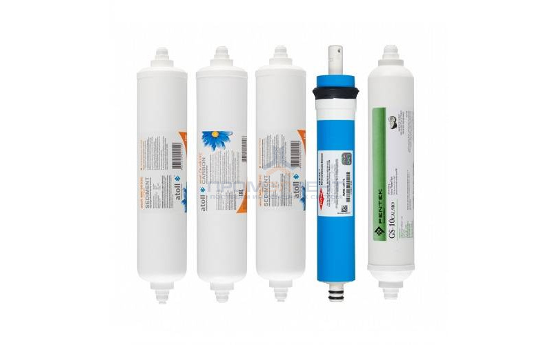 Комплект сменных картриджей Atoll №104m STD (для системы обратного осмоса A-575m box)