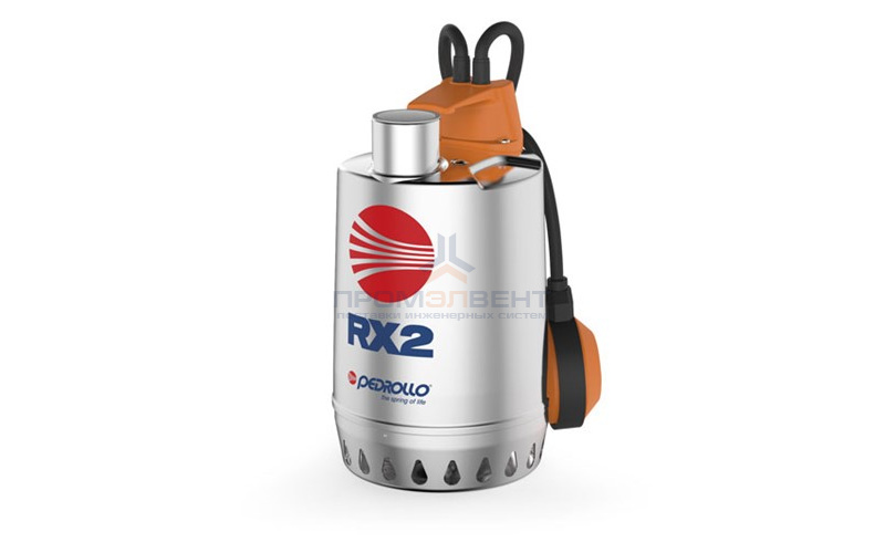 Насос дренажный Pedrollo RXm 3 - 0,55 кВт (1x230 В, Qmax 220 л/мин, Hmax 11.5 м, кабель 5 м)