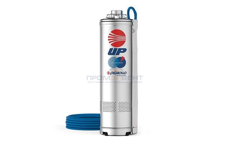 Насос колодезный Pedrollo UP 4/6 (1,5 кВт, Qmax 120 л/мин, Hmax 78 м, 3x400В, без поплавка)