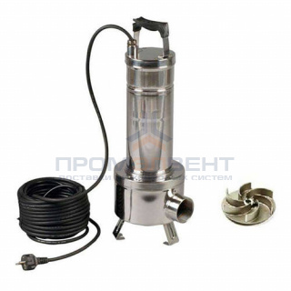 Насос фекальный DAB FEKA VS 550 T-NA - 0,9 кВт (3x400 В, Hmax 7 м, Qmax 18 м³/ч, кабель 10м)