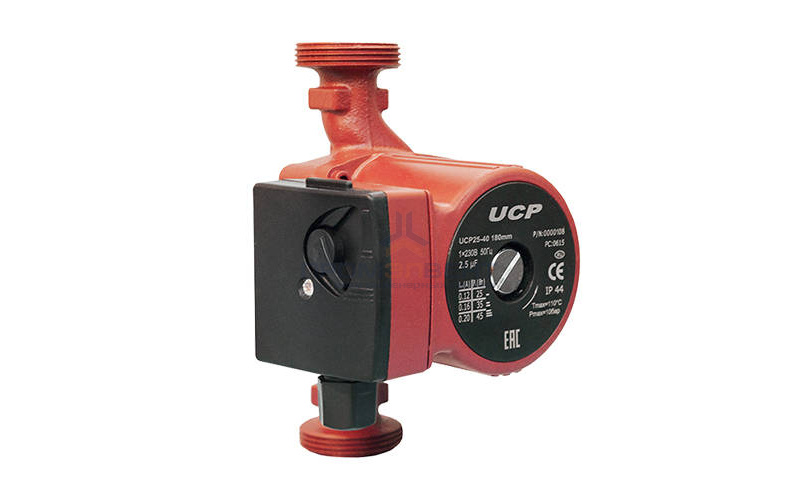 Насос циркуляционный UCP 32-80-180 - 0,24 кВт (однофазный, PN10, Hmax 7 м, Qmax 65 м³/ч)
