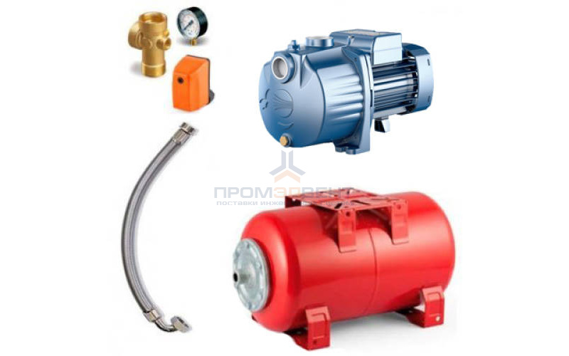 Насосная станция Pedrollo HYDROFRESH 4Cpm 100C-50 CL - 0,75 кВт (Qmax 130 л/мин, 1x230В)