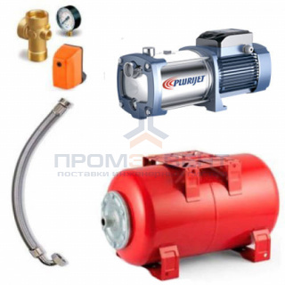 Насосная станция Pedrollo HYDROFRESH PLURIJETm 4/200-N-24CL - 1,50 кВт (Qmax 200 л/мин, с/х)