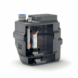 Установка канализационная Pedrollo SAR 100-RXm 2 - 0,37 кВт (Qmax 220 л/мин, Hmax 9,5 м, кабель 10м)