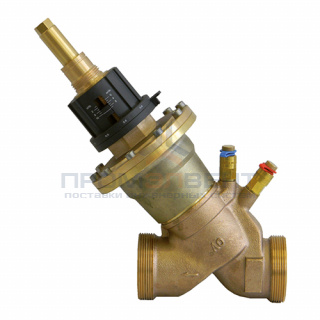 Вентиль балансировочно-регулирующий Oventrop Cocon QTR - 1"1/2 (НР/НР, PN16, 1,5-7.5 м³/ч)