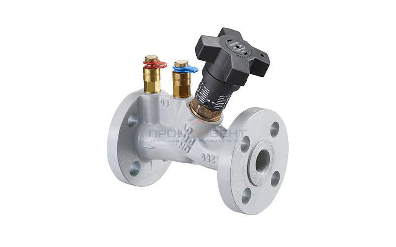 Вентиль регулирующий Oventrop Hydrocontrol VFC (16 бар) - Ду25 (с фланцами по ANSI)