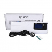Контроллер термостатических клапанов проводной STOUT L-7 (на 8 зон управления + Ethernet, 230В)