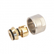 Соединение резьбозажимное STOUT - 16x2.2 x 3/4" (для пластиковых труб)