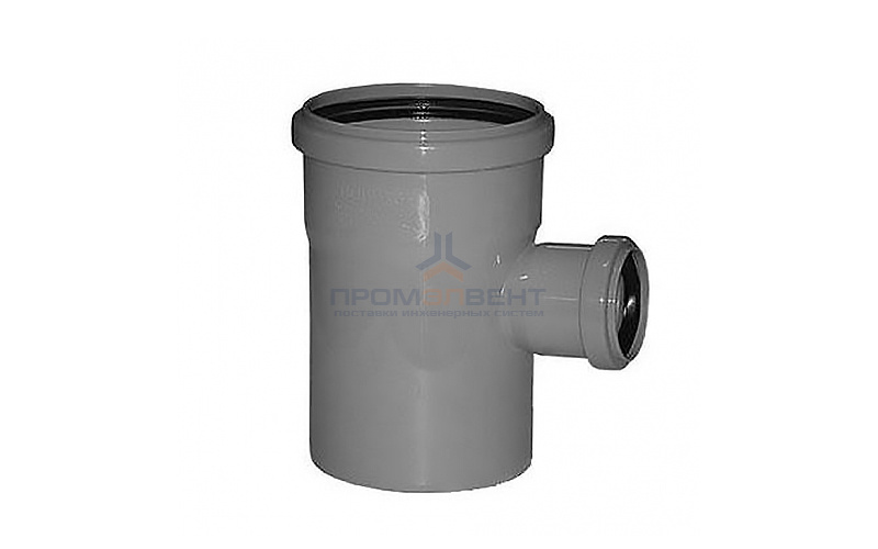Тройник 87° редукционный для внутренней канализации Valsir - 50 x 40