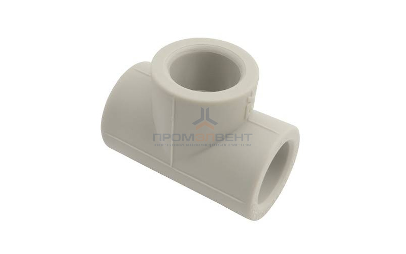 Тройник FV-Plast - 32 (для полипропиленовых труб под пайку, цвет серый)