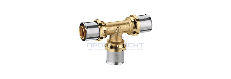 Тройник Giacomini RM150 - 16x2.0 (прессовой, для металлопластиковых труб)