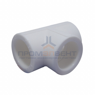 Тройник KALDE - 40 (для полипропиленовых труб под пайку, цвет белый)
