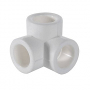 Тройник двухплоскостной VALTEC VTp.738 - 32 (для полипропиленовых труб под пайку, цвет белый)