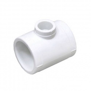 Тройник переходной Fusitek - 63 x 32 x 63 (для полипропиленовых труб под пайку, цвет белый)