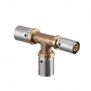 Тройник переходной Oventrop Cofit P - 26x3.0 x 26x3.0 x 20x2.5 (прессовой, бронза)