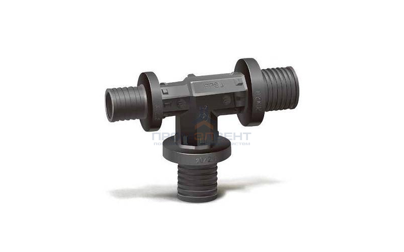 Тройник переходной Varmega Slide-fit - 32 x 20 x 32 (для труб из сшитого полиэтилена)