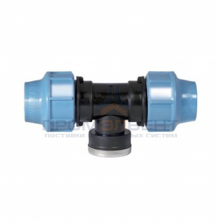 Тройник с переходом на внутреннюю резьбу UNIDELTA 1007 - 32 x 3/4" (винтовой, для труб ПНД)