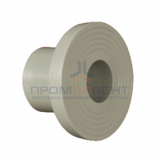 Бурт фальцевый FV-Plast - 63 (для полипропиленовых труб под пайку, цвет серый)