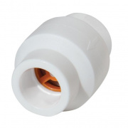 Клапан обратный KALDE - 20 (для полипропиленовых труб под пайку, цвет белый)