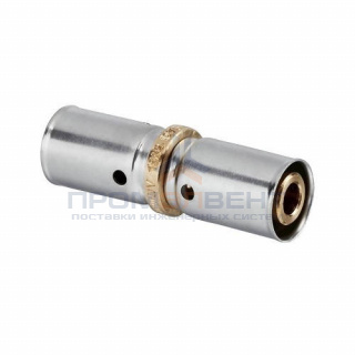 Муфта Oventrop Cofit P - 16x2.0 (прессовая, бронза)