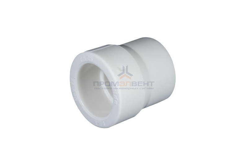 Муфта редукционная KALDE - 40 x 32 (для полипропиленовых труб под пайку, цвет белый)
