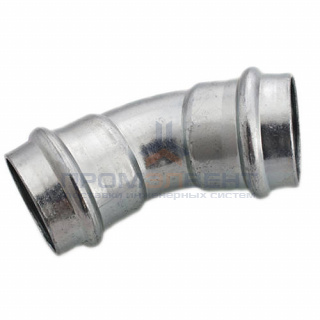 Отвод 45° Conex Banninger PC 5041 - 28 (оцинкованная сталь)