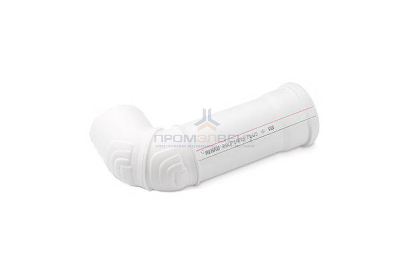 Отвод 87° с удлинением для манжеты REHAU RAUPIANO PLUS - 110 (для системы внутренней канализации)