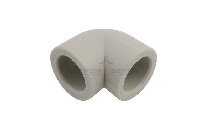 Отвод 90° FV-Plast - 16 (для полипропиленовых труб под пайку, цвет серый)