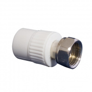 Переход на накидную гайку KALDE - 32 x 1"1/4 (для полипропиленовых труб, цвет белый)