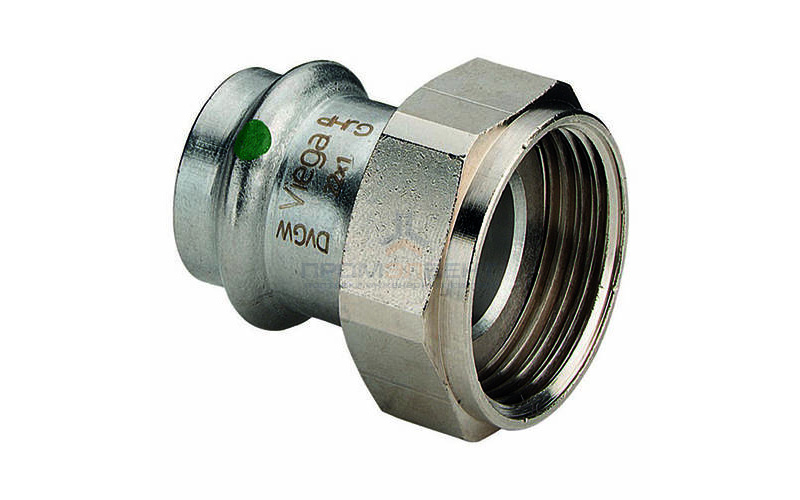 Переход на накидную гайку Viega Sanpress Inox 2363 - 18 x 1/2