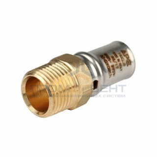 Переход на наружную резьбу STOUT - 20 x 3/4" (прессовой, для металлопластиковых труб)