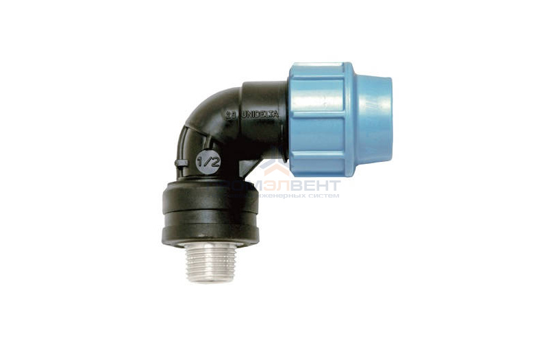 Переход на наружную резьбу угловой UNIDELTA 1039 - 20 x 3/4