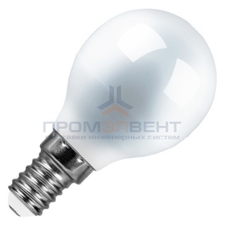 Лампа светодиодная шарик Feron LB-95 7W 4000K 230V E14 G45 белый свет