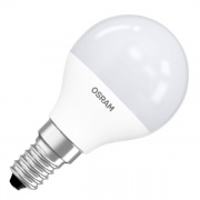 Лампа светодиодная шарик OSRAM LS CL P 6.5W (60W) 830 220V FR E14 550lm L88x45mm