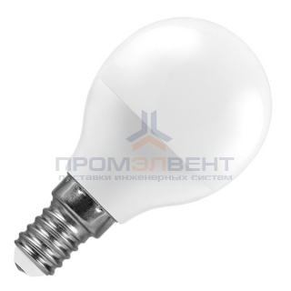 Лампа светодиодная шарик Feron LB-550 G45 9W 4000K 230V E14 белый свет