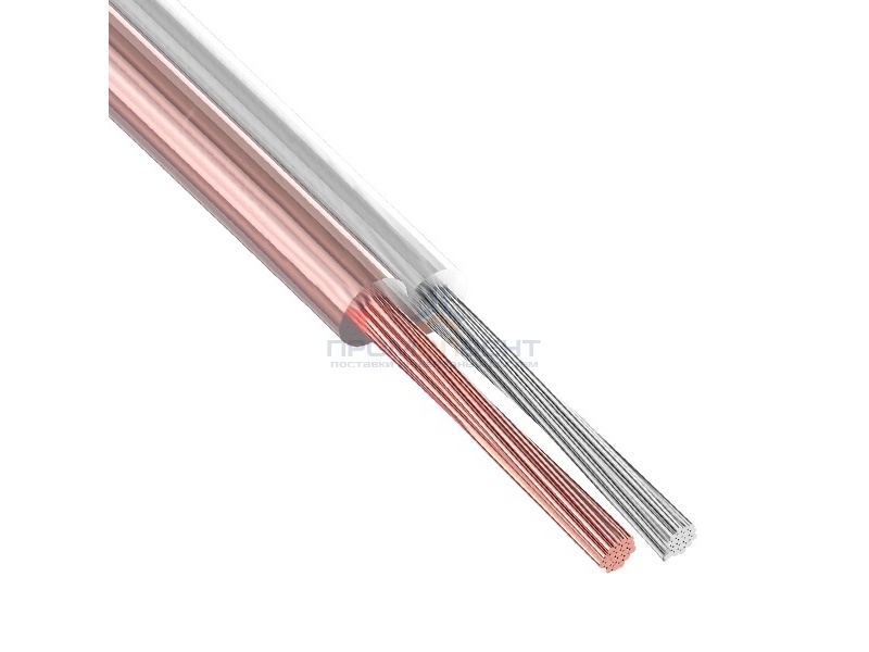 Кабель акустический 2х4,0 Rexant SILICON прозрачный