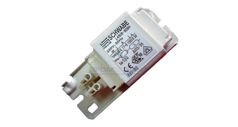 Дроссель Schwabe Hellas L4/6/8-808H 0.17A для люминесцентных ламп 4/6/8W