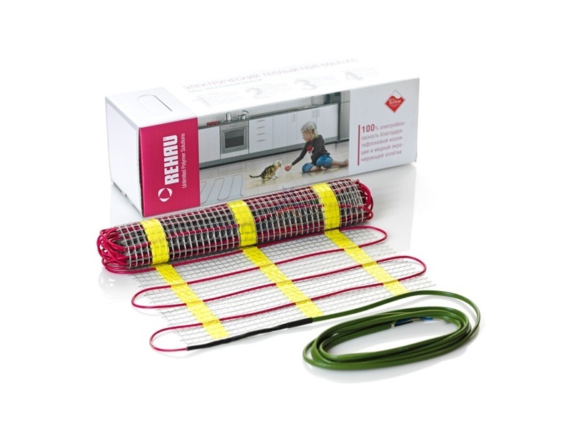 Нагревательный двужильный мат REHAU SOLELEC TM-V 160  560W (0,5х7м) 3,5m2