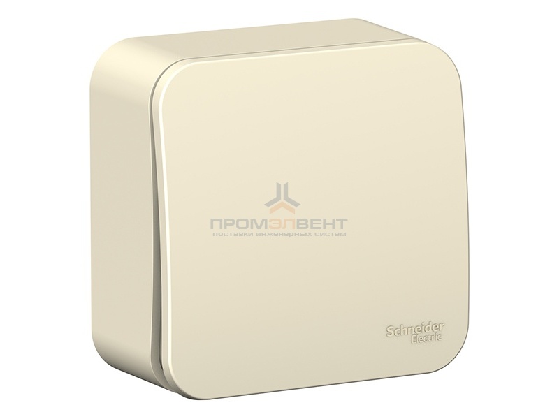 Выключатель 1-клавишный (cх.1) Blanca Schneider Electric 6А 250В молочный