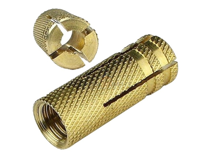 Анкер забивной М10 латунный LAZ 10