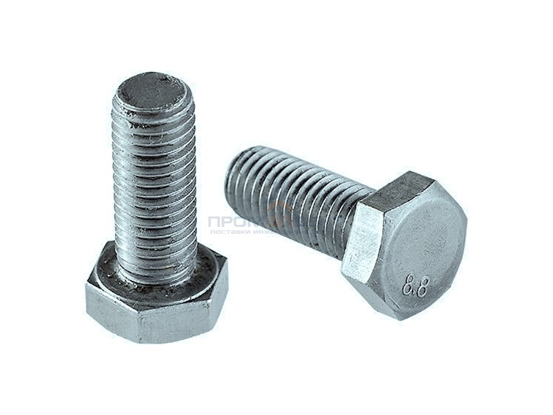 Болт М10х70 с шестигранной головкой оцинкованный DIN933