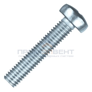 Винт с полукруглой головкой М6х16 оцинкованный DIN7985