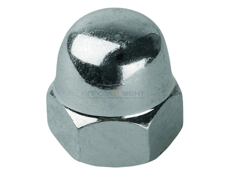 Гайка колпачковая М10 оцинкованная DIN1587